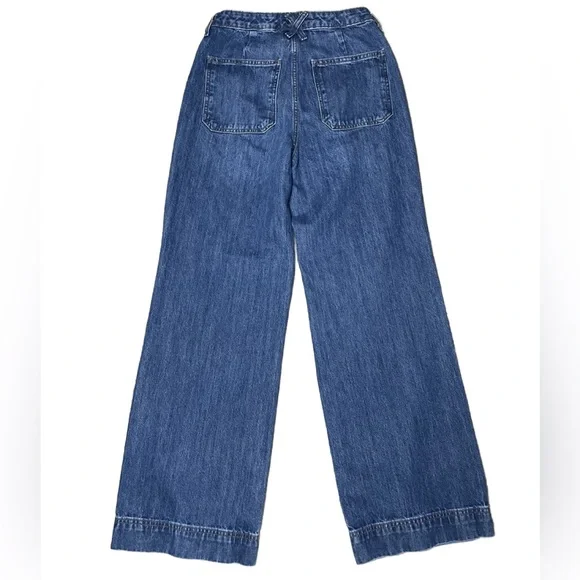 Universal Thread High Rise Wide Leg Medium Wash Jeans 100% Cotton (Size: 6R) - Picture 16 of 16